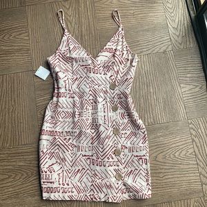NEW Forever21 Linen Mini wrap dress